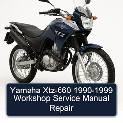 1990-1999 Yamaha XTZ Models XTZ-660 Service Repair Workshop Manual PDF