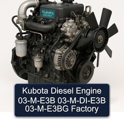 Kubota Diesel Engine 03-M-E3B 03-M-DI-E3B 03-M-E3BG Factory