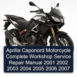 2001-2007 Aprilia Caponord Motorcycle Service Repair Workshop Manual PDF