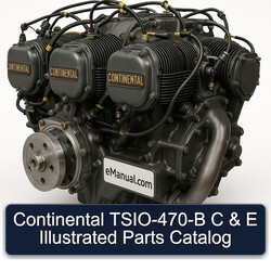 Continental O 470 Series Tsio-470-b C E Illustrated Parts Catalog PDF