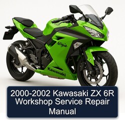 2000-2002 Kawasaki Ninja ZX 6R Service Repair Workshop Manual PDF