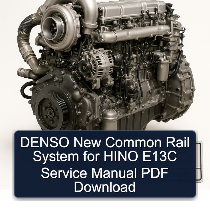 Hino E13C Denso New Common Rail System Service Repair Workshop Manual PDF