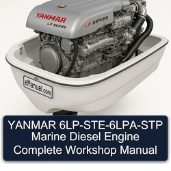 Yanmar 6lp-ste-6lpa-stp Marine Diesel Engine Service Repair Workshop Manual PDF