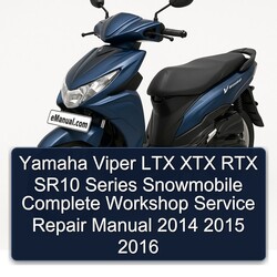 2014-2016 Yamaha Viper LTX XTX RTX SR10 Series Snowmobile Service Repair Workshop Manual PDF