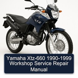 1990-1999 Yamaha XTZ Models XTZ-660 Service Repair Workshop Manual PDF