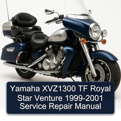 1999-2001 Yamaha Royal Star Venture XVZ1300 TF Service Repair Workshop Manual PDF