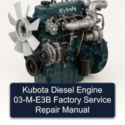 Kubota Diesel Engine 03-m-e3b Service Repair Workshop Manual PDF