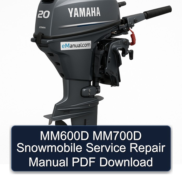MM600D MM700D Snowmobile Service Repair Workshop Manual PDF