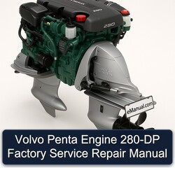 Volvo Penta Engine 280-DP Service Repair Workshop Manual PDF