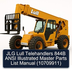 JLG Lull Telehandlers 844B Ansi Illustrated Master (10709911) Parts Catalog PDF
