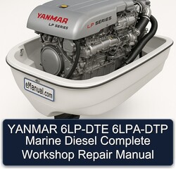 Yanmar 6LP-DTE 6LPA-DTP Marine Diesel Service Repair Workshop Manual PDF
