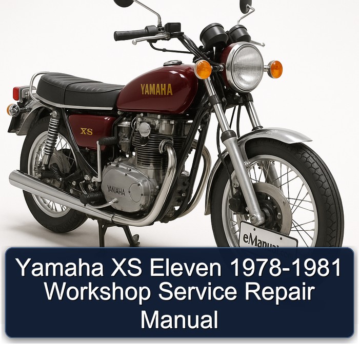 1978-1981 Yamaha XS Models Eleven Service Repair Workshop Manual PDF
