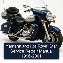 1996-2001 Yamaha Royal Star Venture XVZ13A Service Repair Workshop Manual PDF
