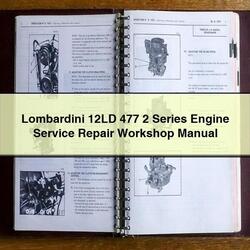 Lombardini LD Series 12LD 477 2 Engine Service Repair Workshop Manual PDF