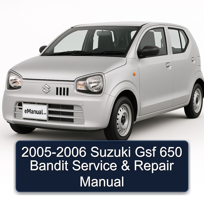 2005-2006 Suzuki A Models Gsf 650 Bandit Service Repair Workshop Manual PDF