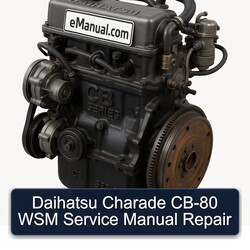Daihatsu CB Series Charade CB-80 WSM Service Repair Workshop Manual PDF