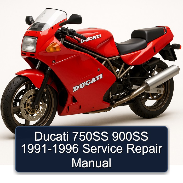 1991-1996 Ducati 750 750SS 900SS Service Repair Workshop Manual PDF