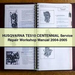 2004-2005 Husqvarna TE510 Centennial Service Repair Workshop Manual PDF