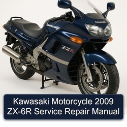 Kawasaki Motorcycle 2009 ZX-6R Service Repair Manual 