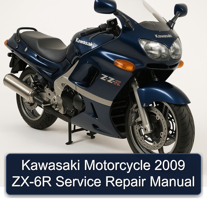 2009 Kawasaki ZX Models Motorcycle ZX-6R Service Repair Workshop Manual PDF