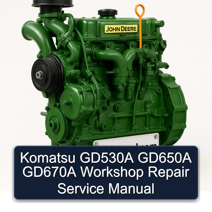 John Deere K Series Komatsu GD530A GD650A GD670A Service Repair Workshop Manual PDF