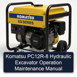 Komatsu PC12R-8 Hydraulic Excavator Operation Service Repair Workshop Manual PDF