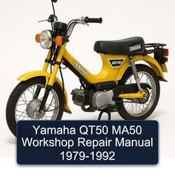 1979-1992 Yamaha QT50 MA50 Service Repair Workshop Manual PDF
