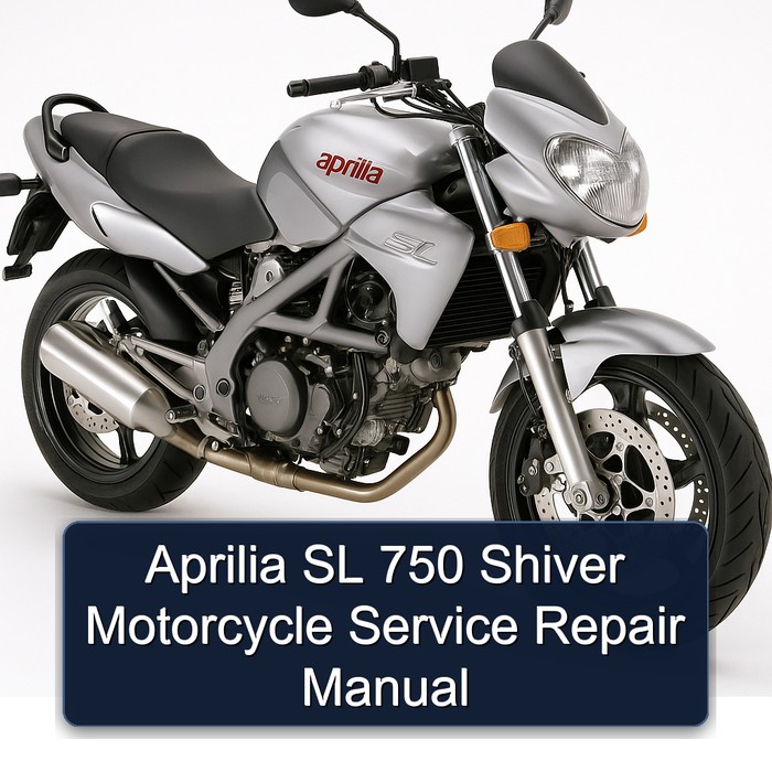 Aprilia Shiver SL 750 Motorcycle Service Repair Workshop Manual PDF