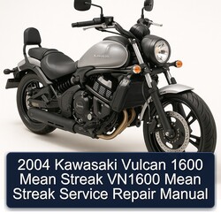 2004 Kawasaki Vulcan 1600 Mean Streak VN1600 Service Repair Workshop Manual PDF