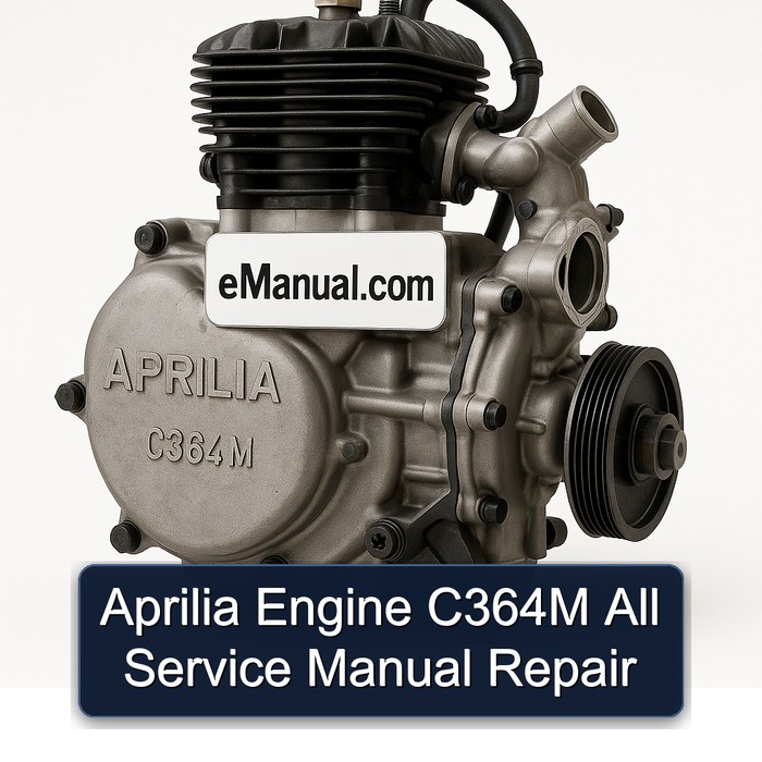 Aprilia Engine C364M All Service Repair Workshop Manual PDF