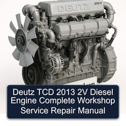 2013 Deutz 2V TCD Diesel Engine Service Repair Workshop Manual PDF