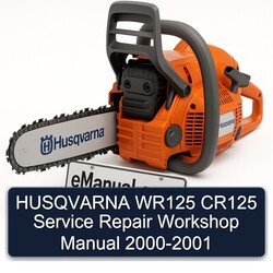 2000-2001 Husqvarna WR125 CR125 Service Repair Workshop Manual PDF