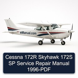 1996 Cessna 172R Skyhawk 172S SP Service Repair Workshop Manual PDF