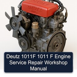 Deutz 1011 F 1011F Engine Service Repair Workshop Manual PDF