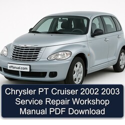 2002-2003 Chrysler PT Cruiser Service Repair Workshop Manual PDF