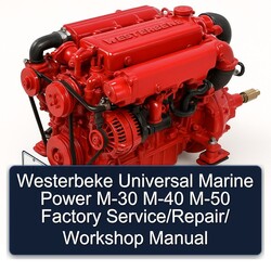 Westerbeke Universal Marine Power M-30 M-40 M-50 / Service Repair Workshop Manual PDF