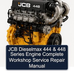 JCB Dieselmax 444 448 Series Engine Service Repair Workshop Manual PDF