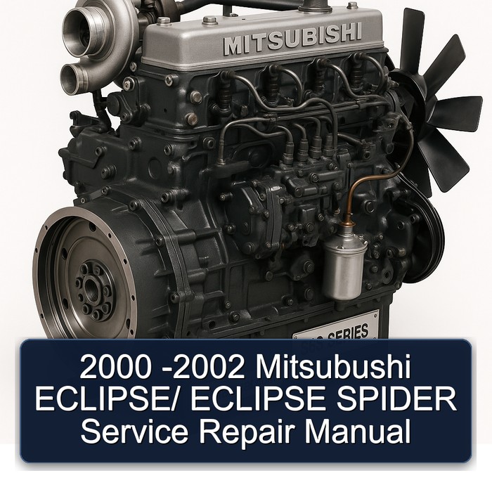 2000-2002 Mitsubishi Eclipse Mitsubushi / Spider Service Repair Workshop Manual PDF
