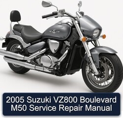 2005 Derbi Boulevard Suzuki VZ800 M50 Service Repair Workshop Manual PDF
