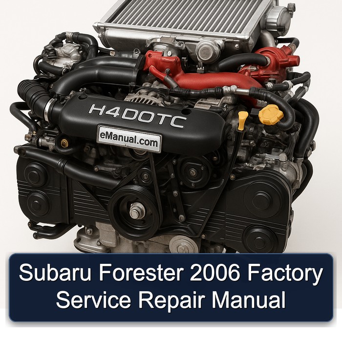 2006 Subaru Forester Service Repair Workshop Manual PDF