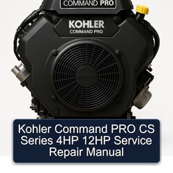 Kohler Command Pro Models CS Series 4HP 12HP Service Repair Workshop Manual PDF