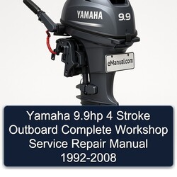 1992-2008 Yamaha 9.9hp 4 Stroke Outboard Service Repair Workshop Manual PDF