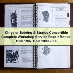 1996-2000 Chrysler Sebring Stratus Convertible Service Repair Workshop Manual PDF