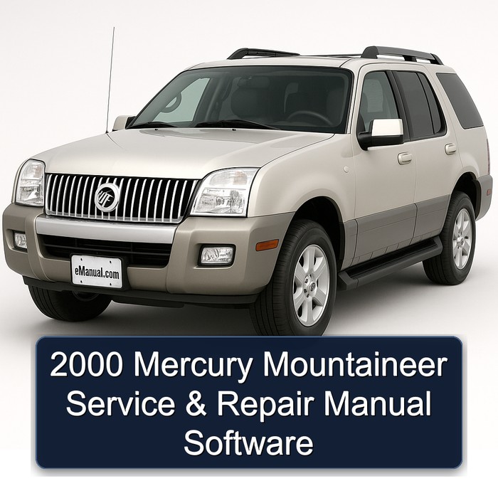 2000 Mercury Mountaineer Software Service Repair Workshop Manual PDF
