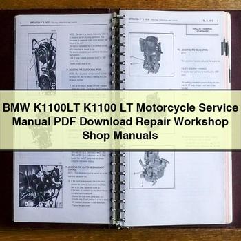 Piaggio LT BMW K1100LT K1100 Motorcycle Shop Service Repair Workshop Manual PDF
