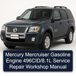 Mercury Mercruiser Gasoline Engine 496cid/8.1l Service Repair Workshop Manual PDF