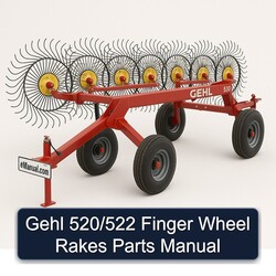 Gehl 520/522 Finger Wheel Rakes Parts Catalog PDF
