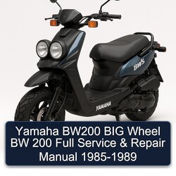 1985-1989 Yamaha BW Models BW200 BIG Wheel 200 Service Repair Workshop Manual PDF