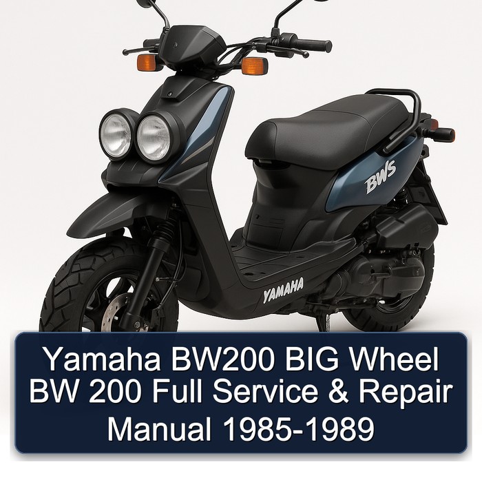 1985-1989 Yamaha BW Models BW200 BIG Wheel 200 Service Repair Workshop Manual PDF