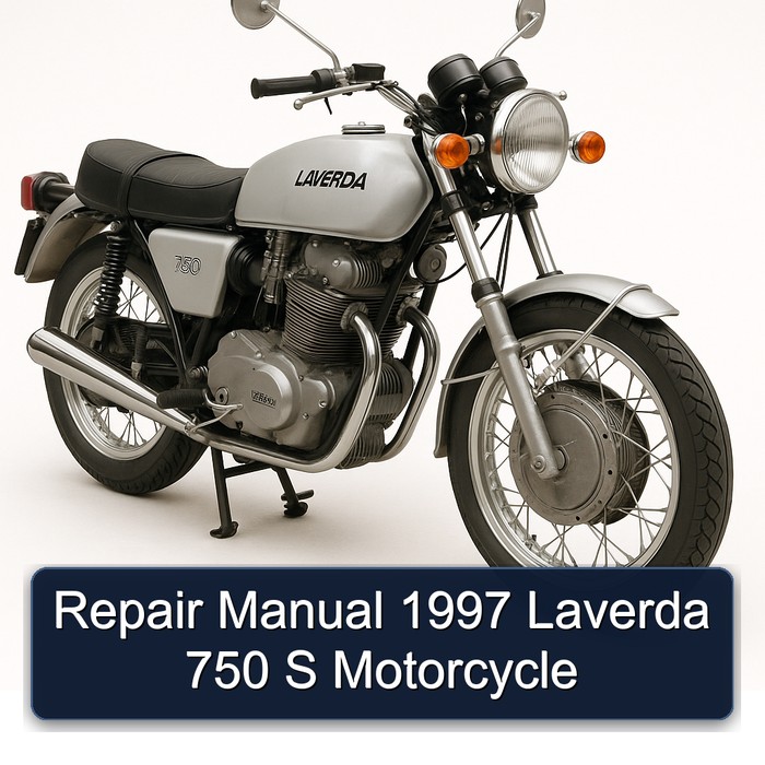 1997 Laverda 750 S Motorcycle Service Repair Workshop Manual PDF